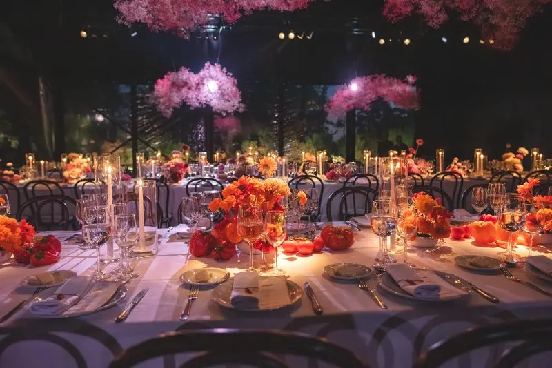 Reception decor